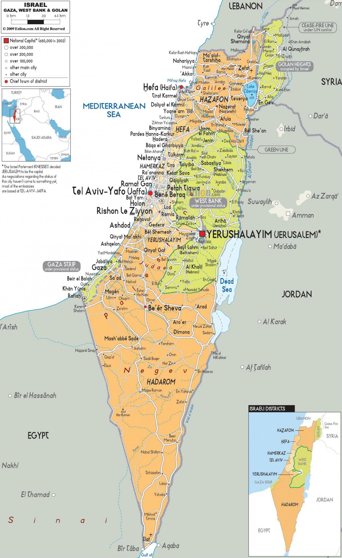 大きな地図で イスラエル